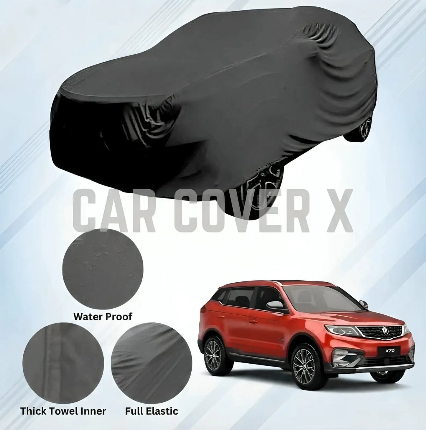 Proton X70 Microfiber Anti-Scratch & Anti-Swirls Water-Resistant Top Cover