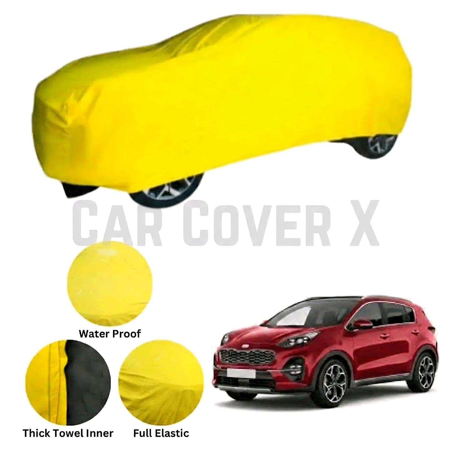 KIA Sportage Microfiber Anti Scratch & Anti Swirls Water Resistant Top Cover