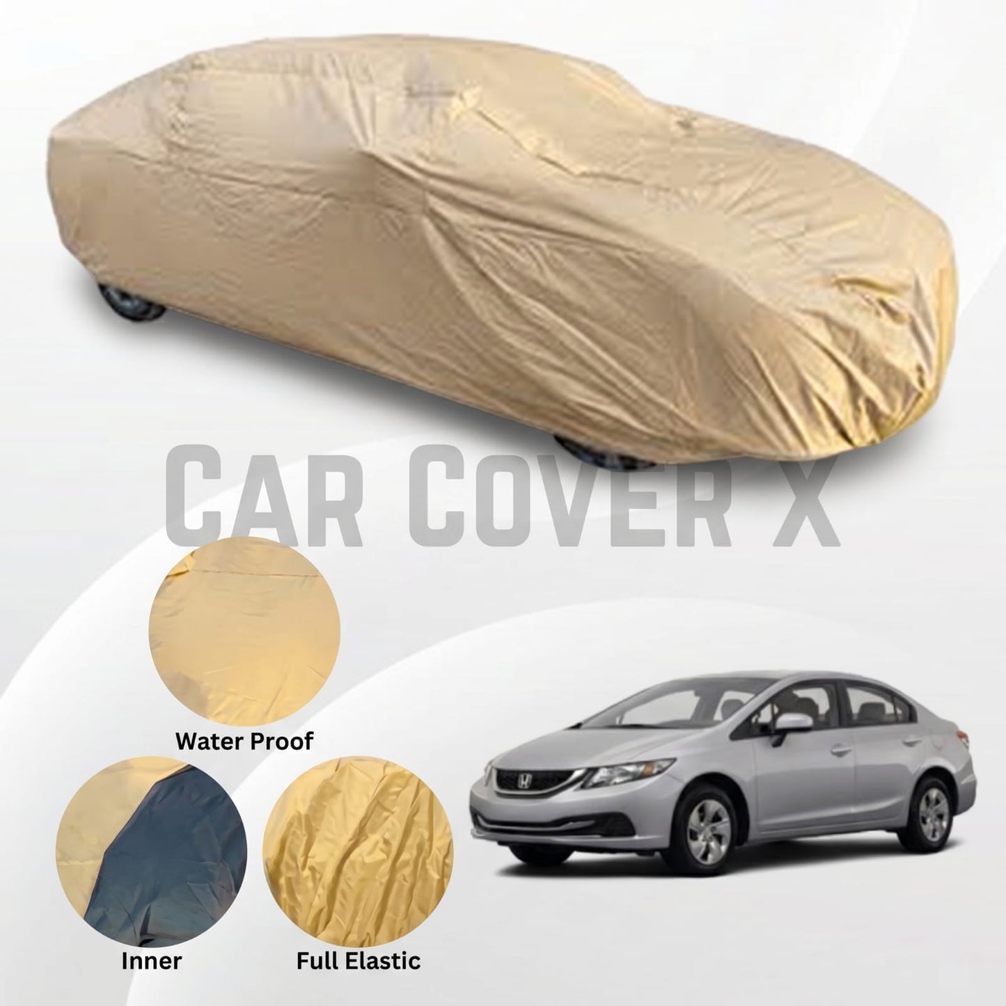 Honda Civic Anti Scratch Water Resistant Nylon Top Cover | Mode 2013 - 2016