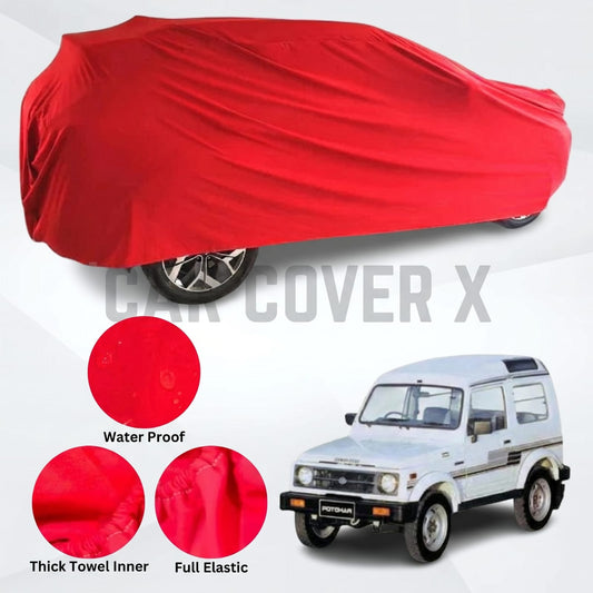 Toyota Potohar Jeep Microfiber Anti Scratch & Anti Swirls Water Resistant Top Cover
