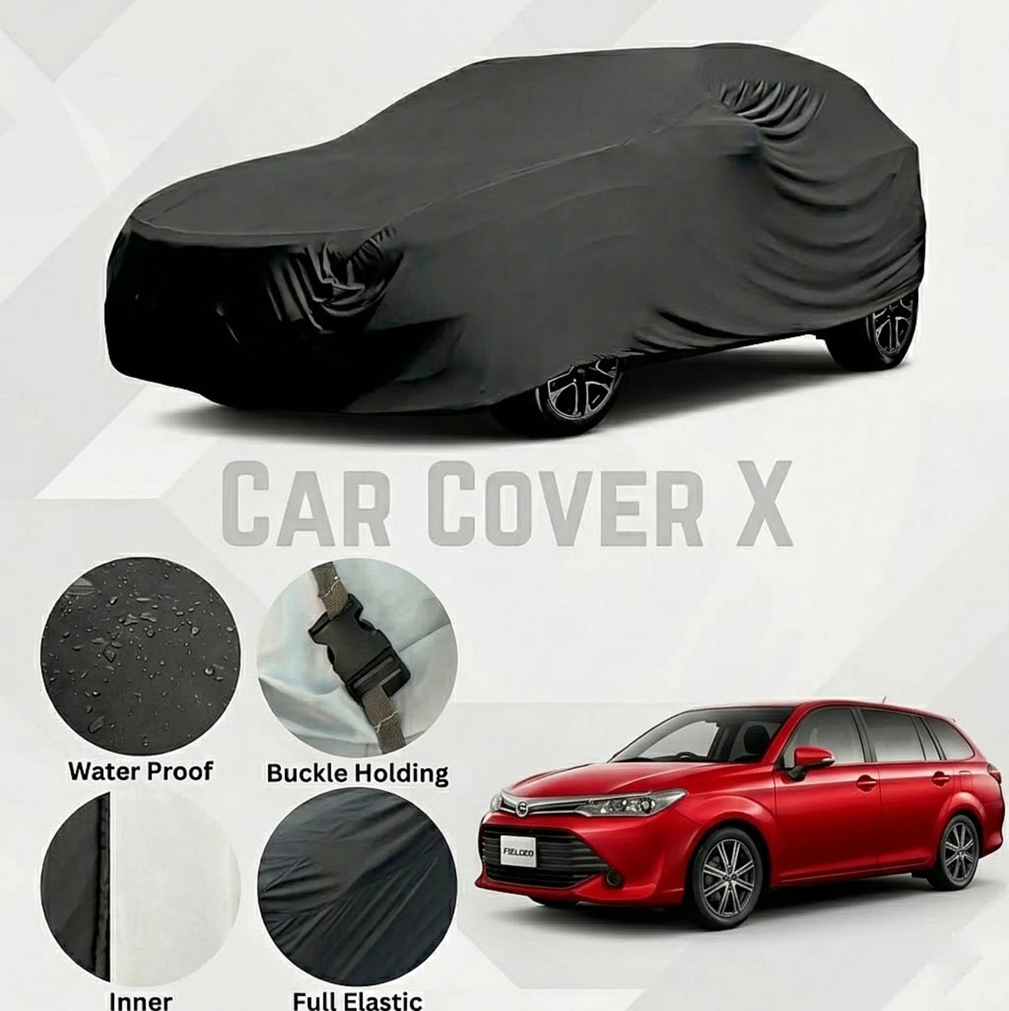 Toyota Fielder Anti-Scratch Water-Resistant Neoprene Top Cover