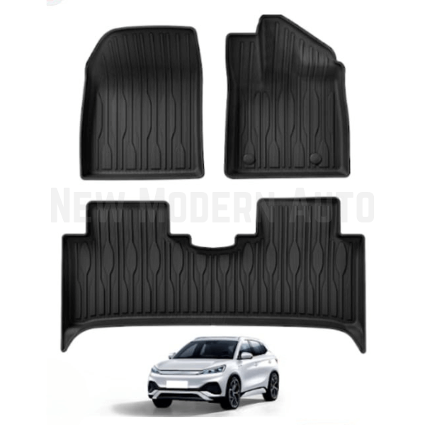BYD Atto 3 TPE Floor Mats Black 3-Pcs 2025-2026