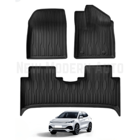 BYD Atto 3 TPE Floor Mats Black 3-Pcs 2025-2026