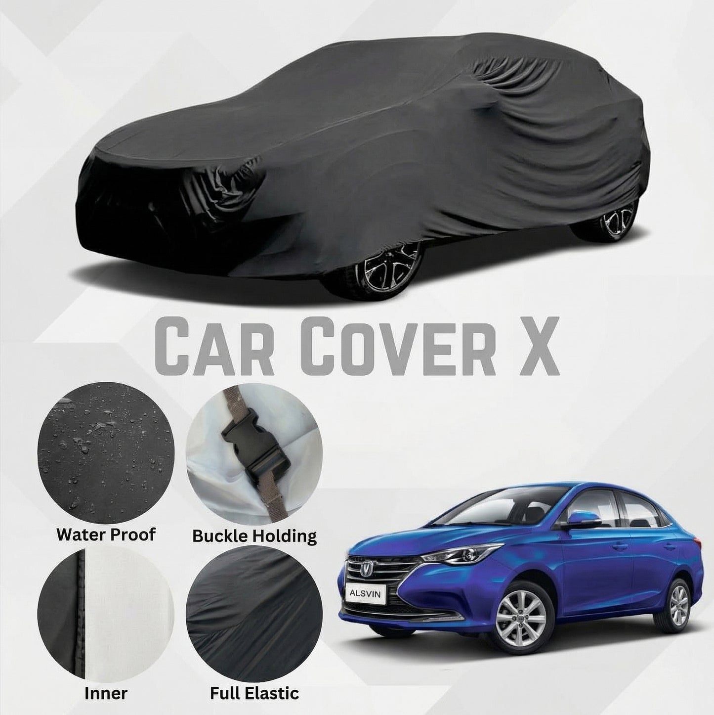 Changan Alsvin Anti-Scratch Water-Resistant Neoprene Top Cover