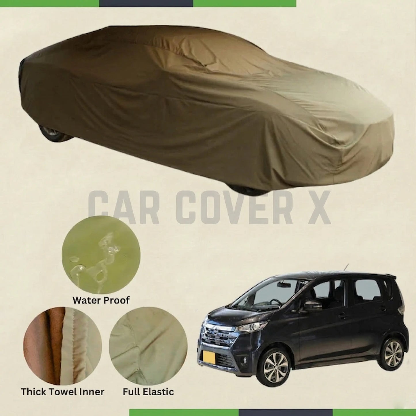 Nissan Dayz Microfiber Anti-Scratch Waterproof Car Cover