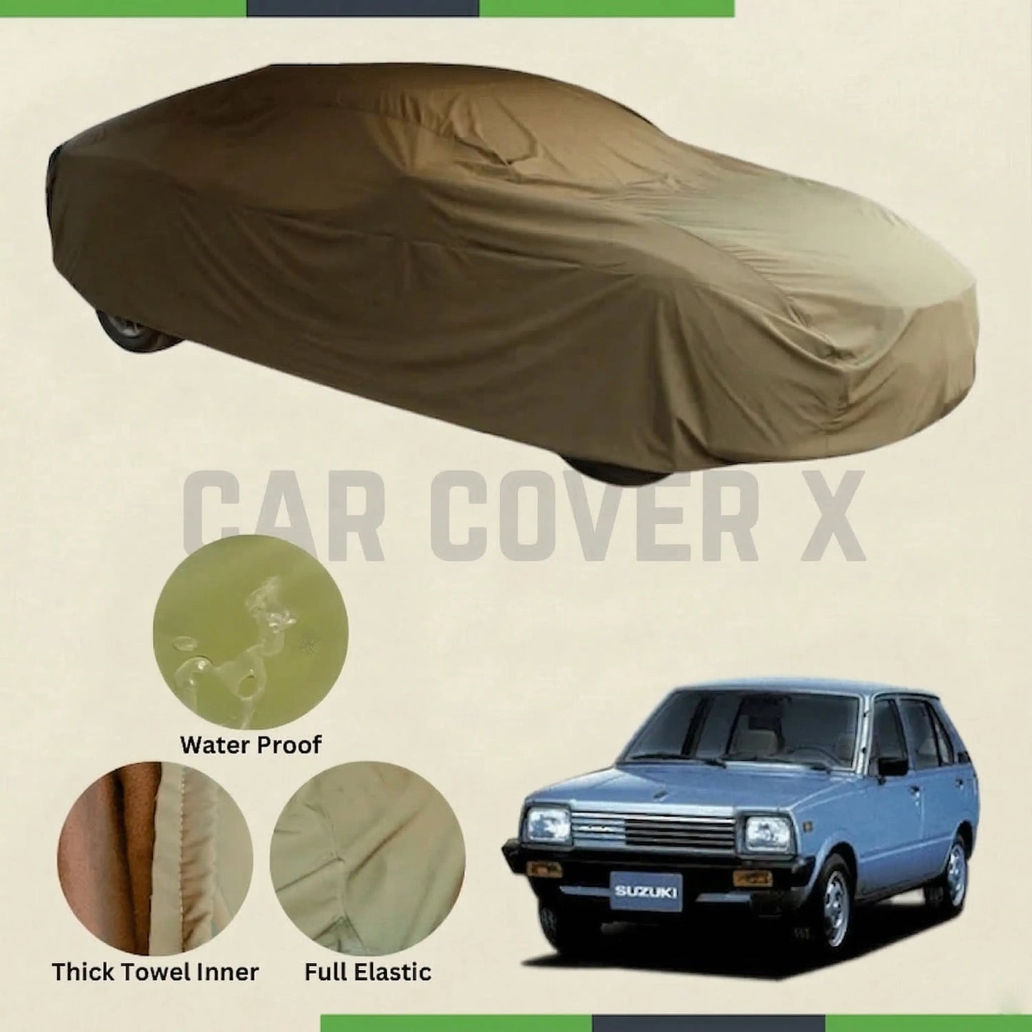 Suzuki FX Microfiber Anti-Scratch Waterproof Car Cover