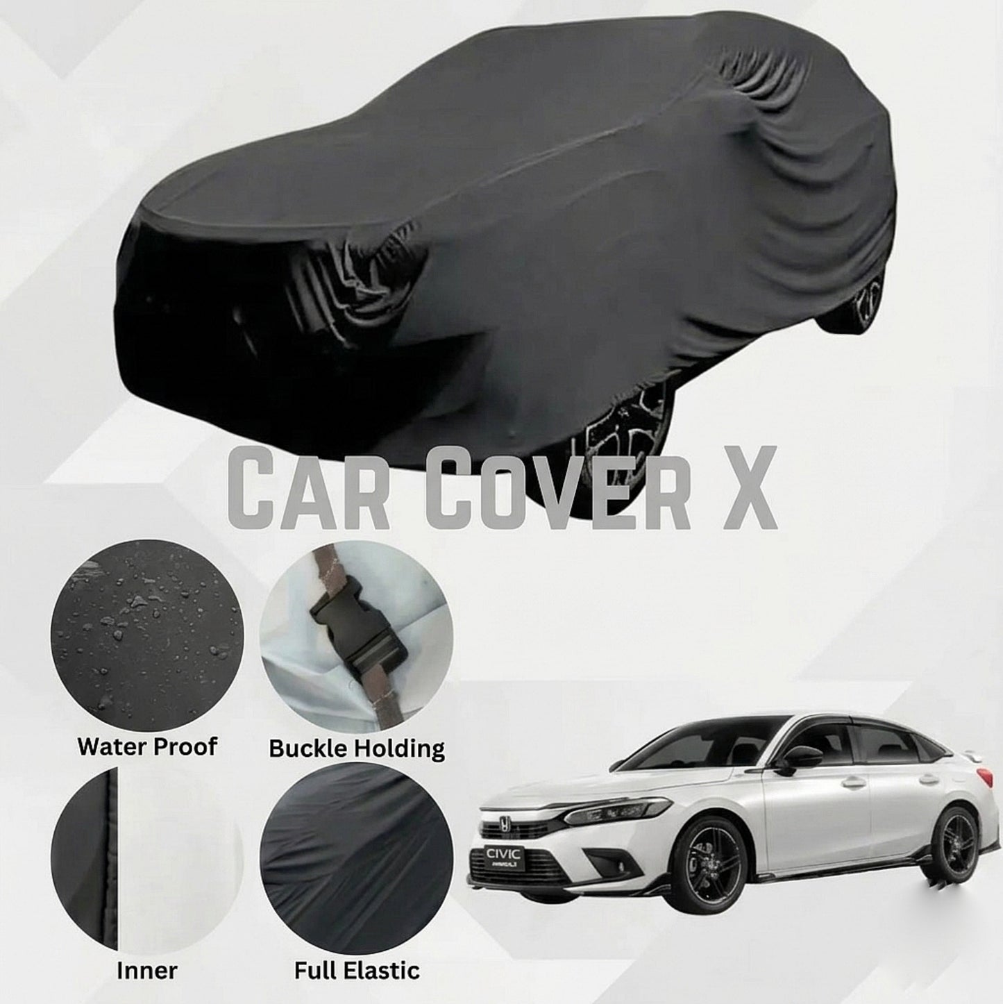 Honda Civic Anti‑Scratch Water‑Resistant Neoprene Top Cover | 2022–2024