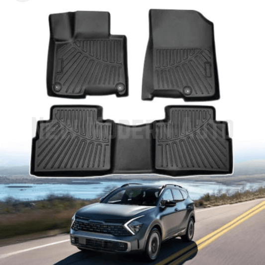 KIA Sportage TPE Floor Mats Black 3-Pcs Model 2025