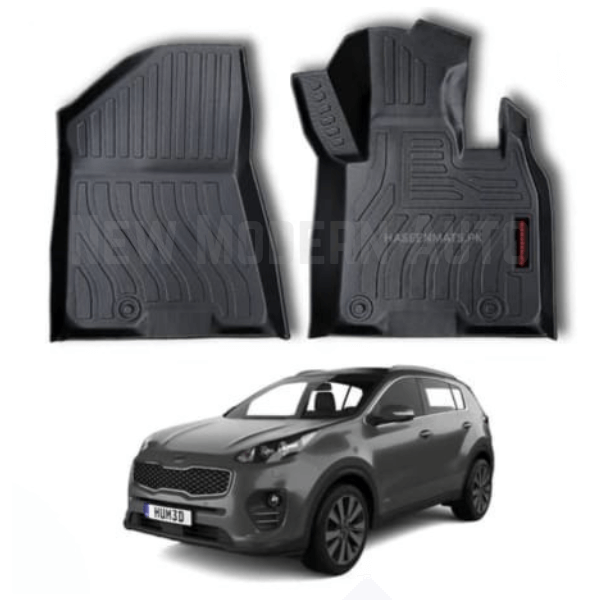 KIA Sportage TPE Floor Mats Black 3-Pcs