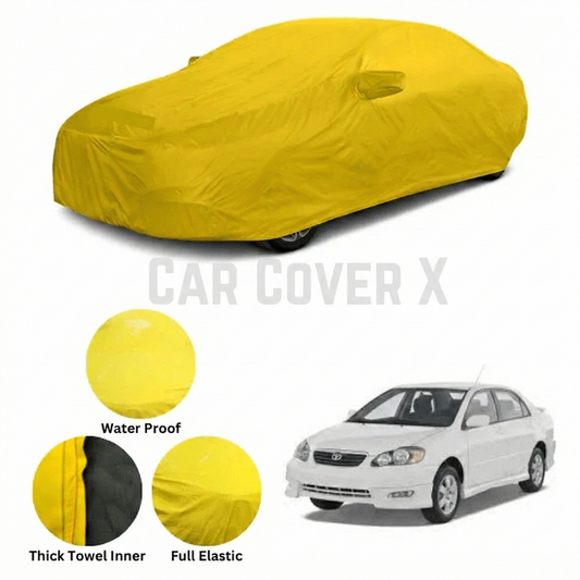 Toyota Corolla Microfiber Anti Scratch & Anti Swirls Water Resistant Top Cover | Model 2002 - 2008