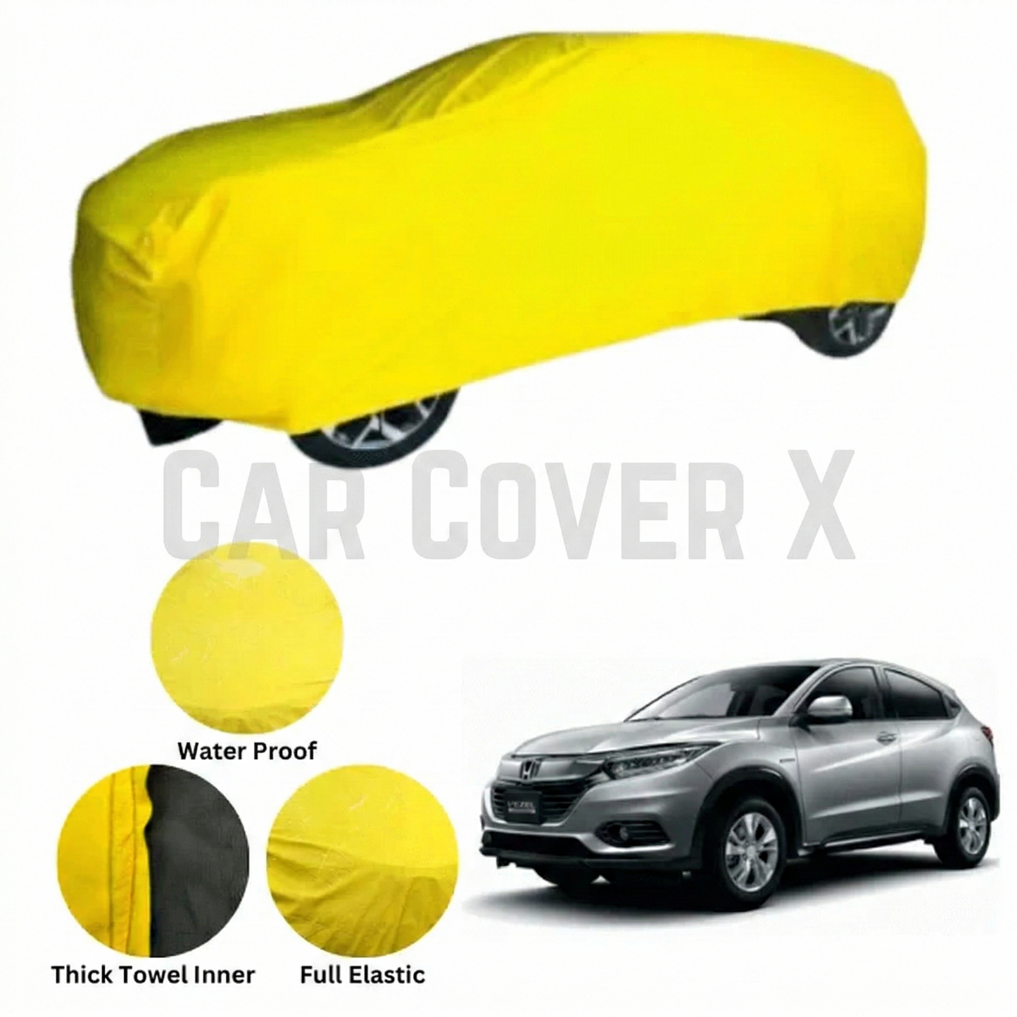 Honda Vezel Microfiber Anti Scratch & Anti Swirls Water Resistant Top Cover