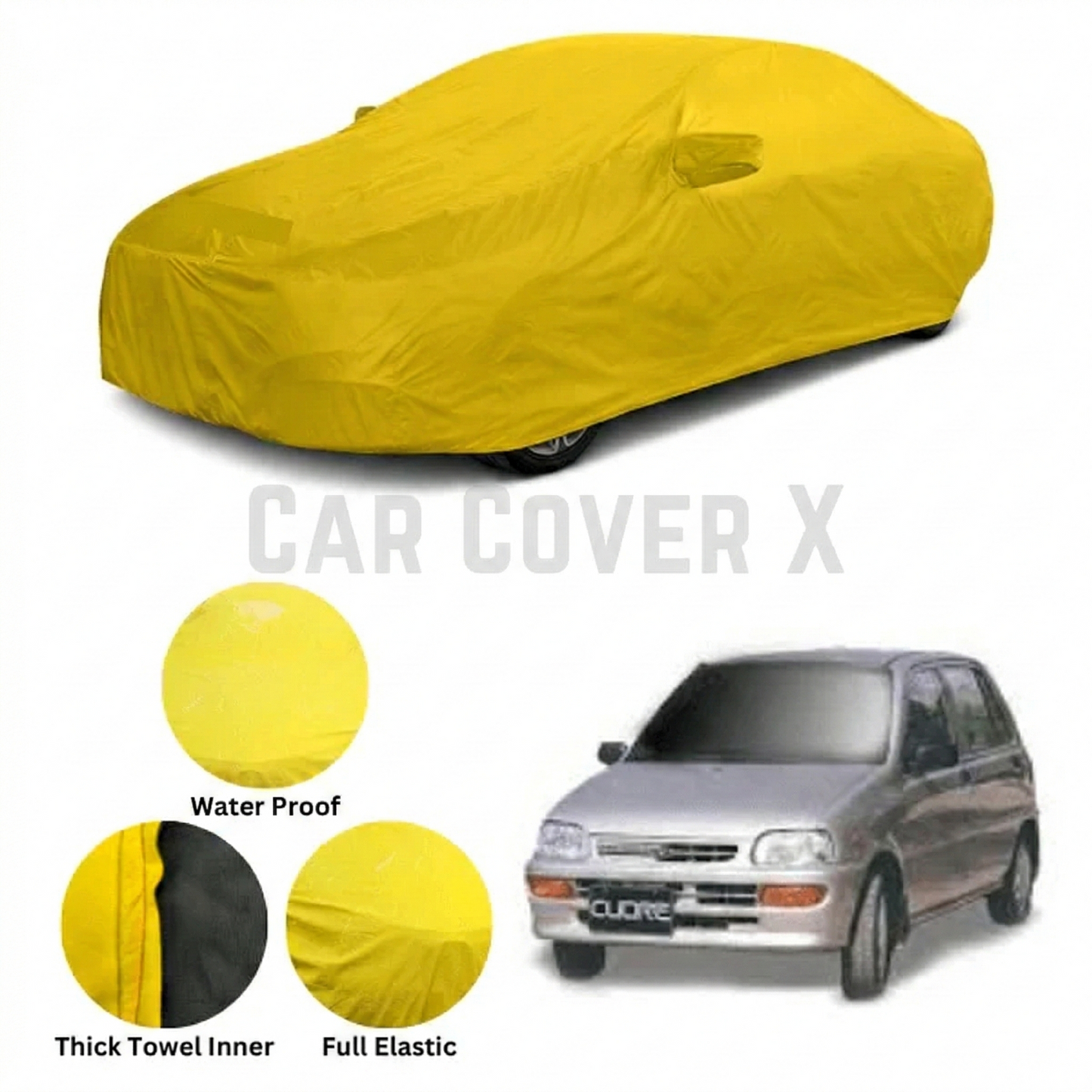 Daihatsu Coure Microfiber Anti Scratch & Anti Swirls Water Resistant Top Cover