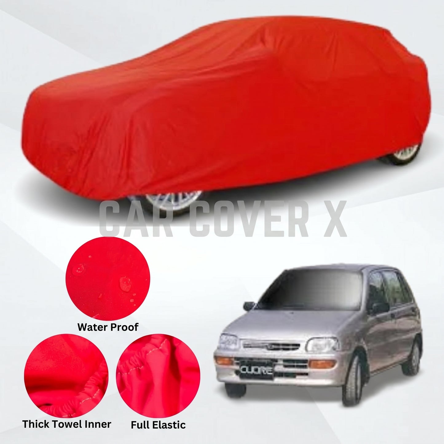 Daihatsu Coure Microfiber Anti Scratch & Anti Swirls Water Resistant Top Cover