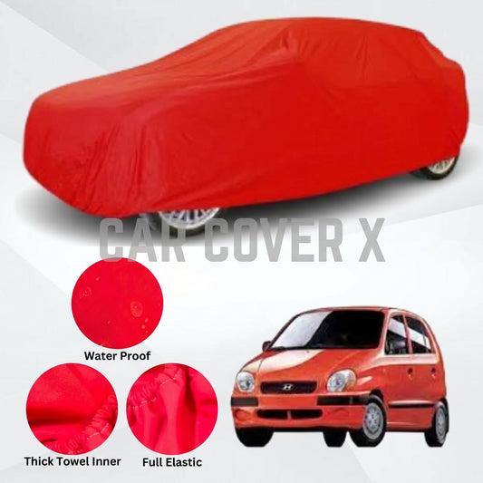Hyundai Santro Microfiber Anti Scratch & Anti Swirls Water Resistant Top Cover