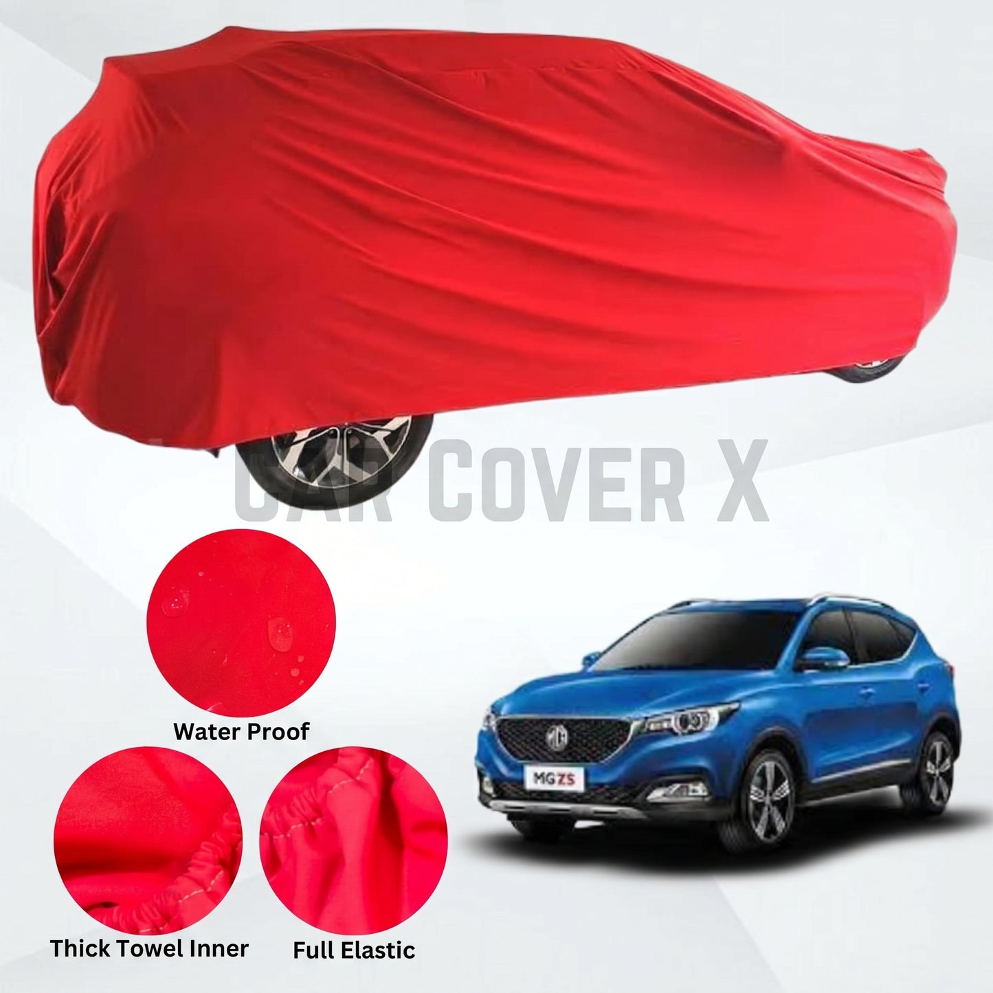 MG ZS Microfiber Anti Scratch & Anti Swirls Water Resistant Top Cover
