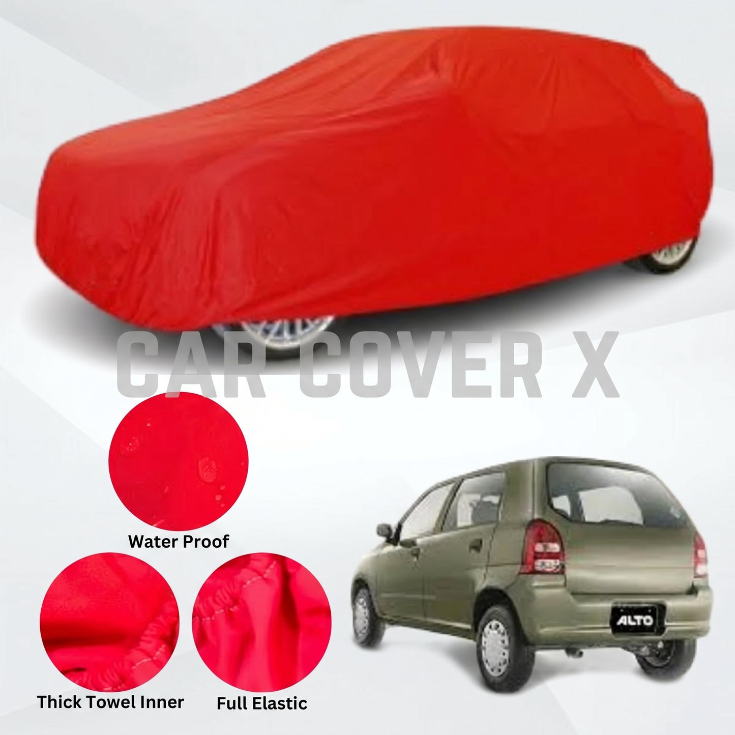 Suzuki Old Alto Microfiber Anti Scratch & Anti Swirls Water Resistant Top Cover