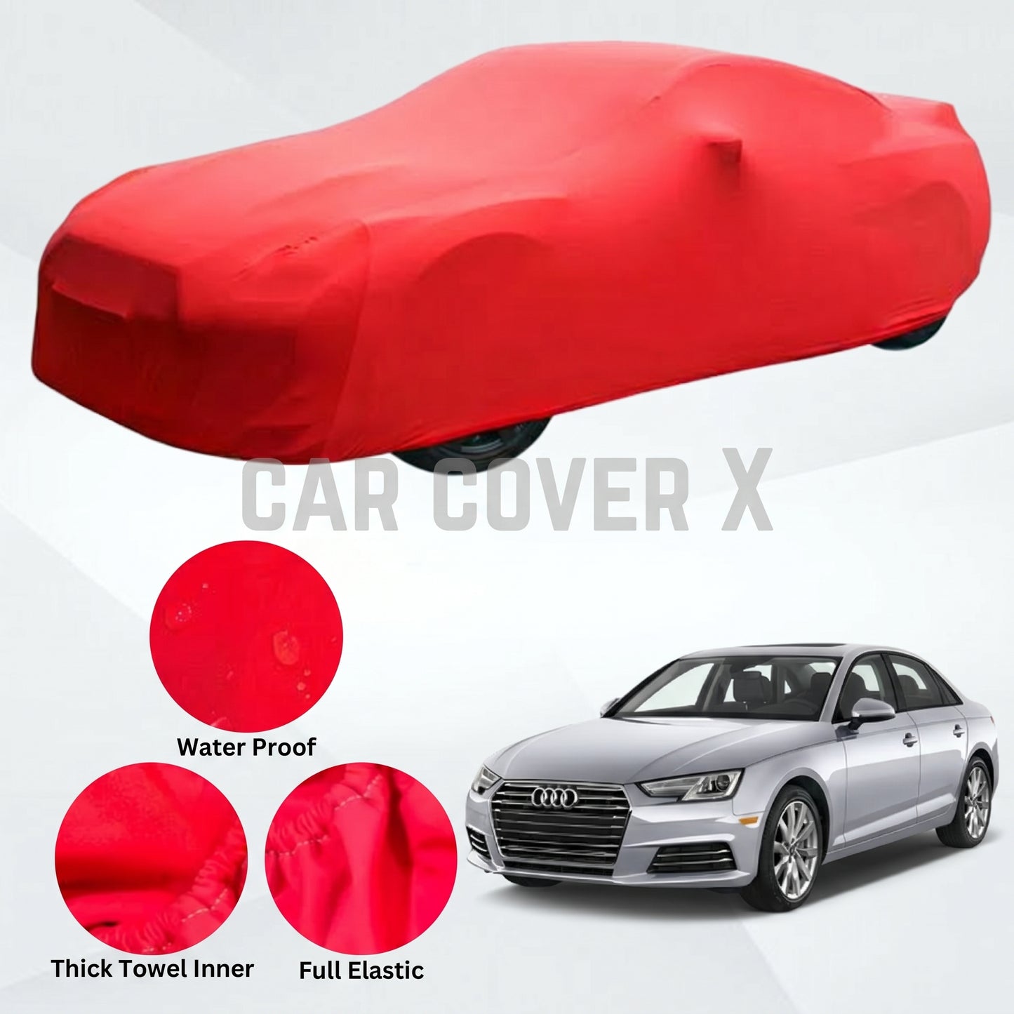 Audi A6 Microfiber Anti Scratch & Anti Swirls Water Resistant Top Cover