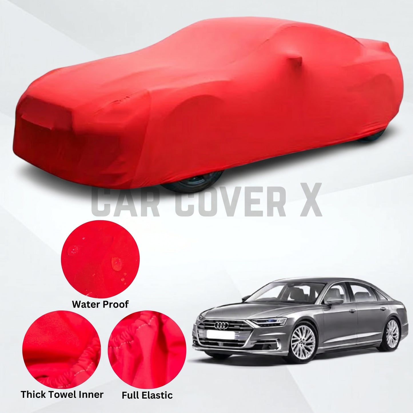 Audi A8 Microfiber Anti Scratch & Anti Swirls Water Resistant Top Cover