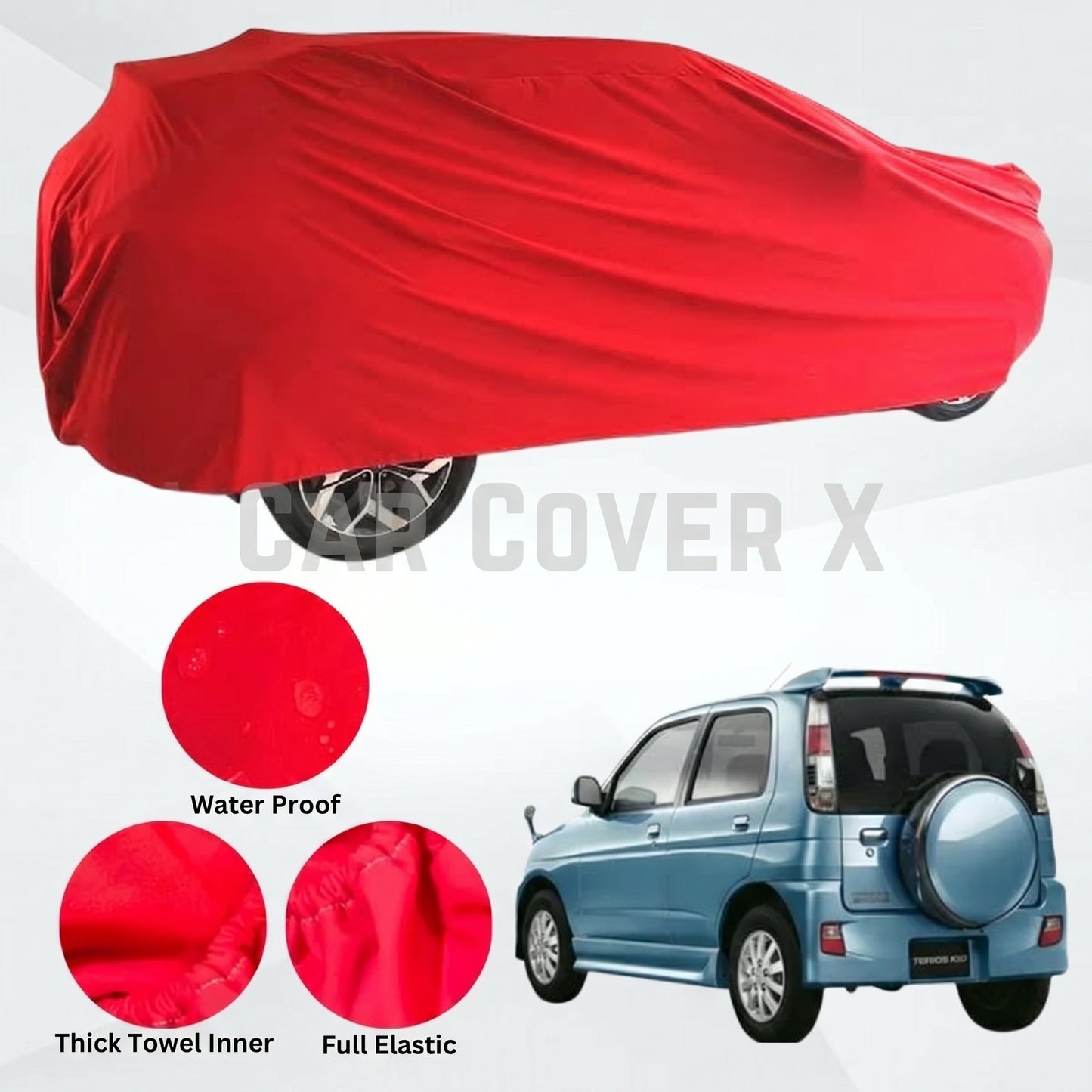 Daihatsu Terios Microfiber Anti Scratch & Anti Swirls Water Resistant Top Cover