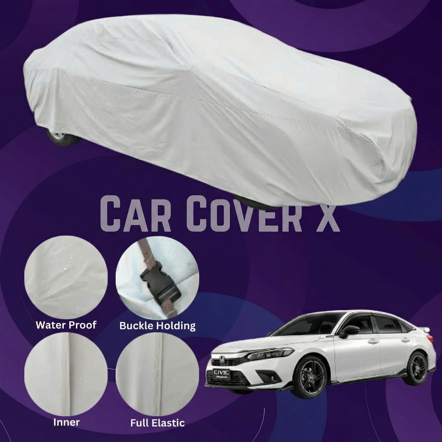 Honda Civic Anti Scratch Water Resistant Neoprene Top Cover | Model 2022 - 2023