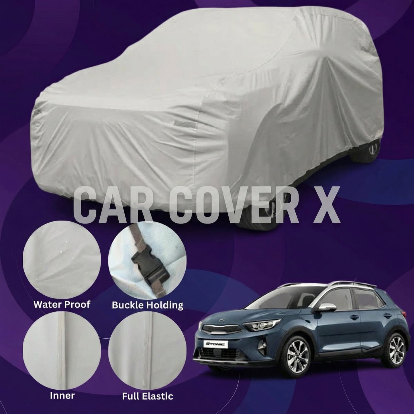 KIA Stonic Anti Scratch Water Resistant Neoprene Top Cover