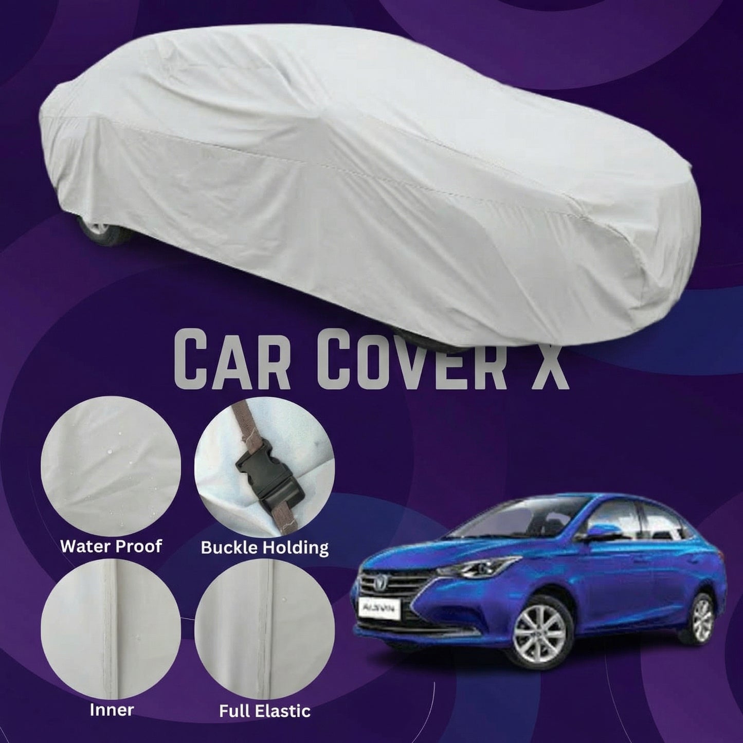Changan Alsvin Anti Scratch Water Resistant Neoprene Top Cover