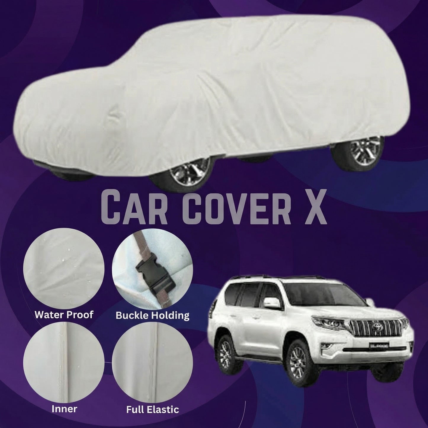 Toyota Prado Anti Scratch Water Resistant Neoprene Top Cover