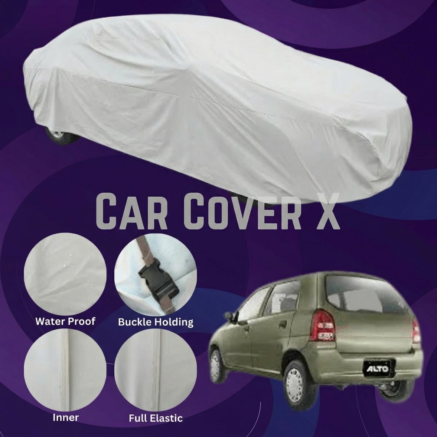 Suzuki Old Alto Anti Scratch Water Resistant Neoprene Top Cover