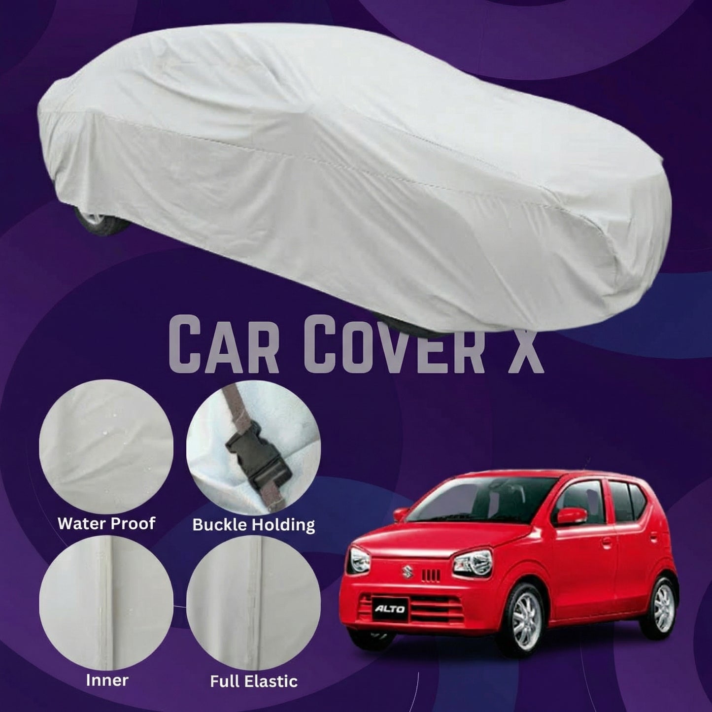 Suzuki New Alto Anti Scratch Water Resistant Neoprene Top Cover