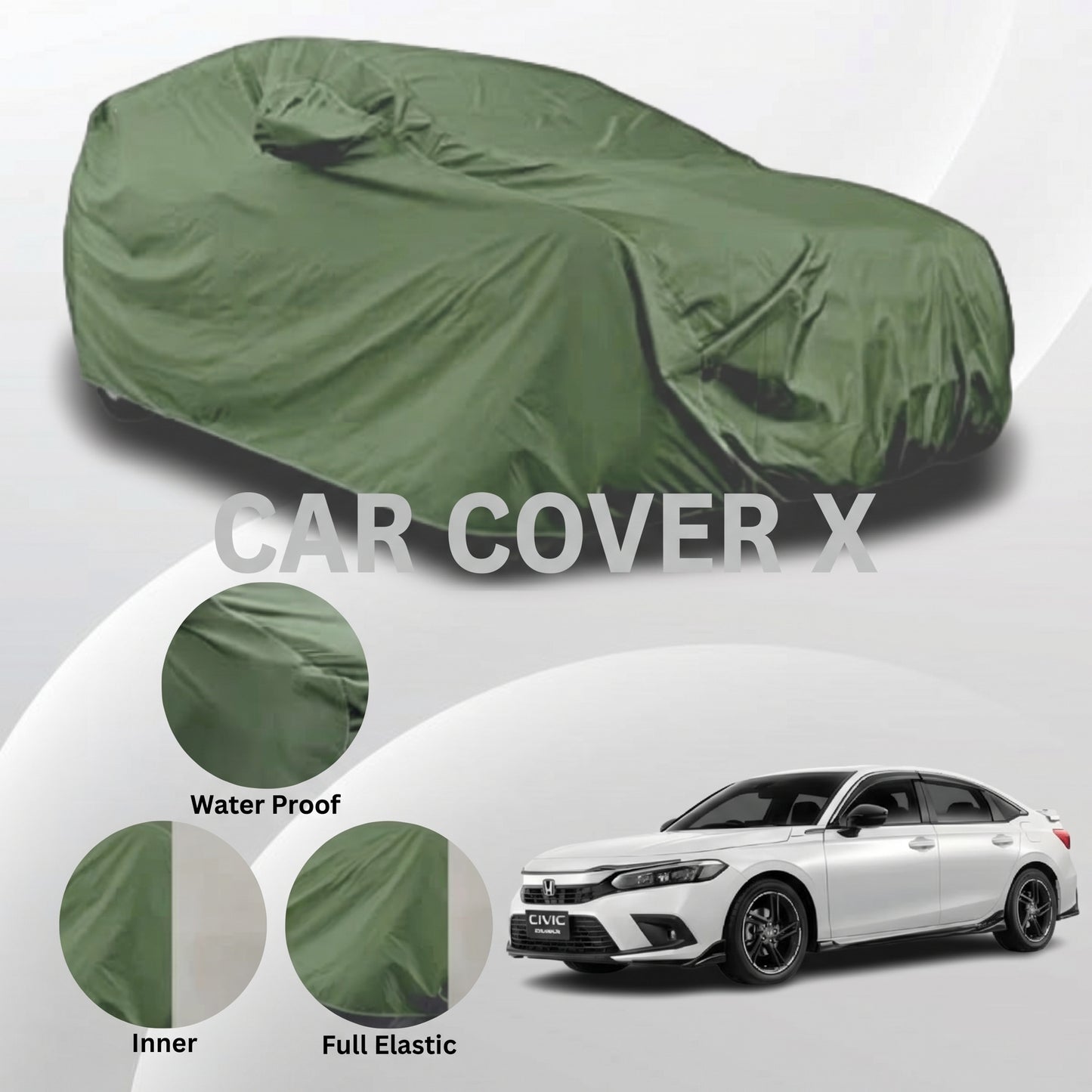 Honda Civic Anti Scratch Water Resistant Neoprene Top Cover | Model 2022 - 2023