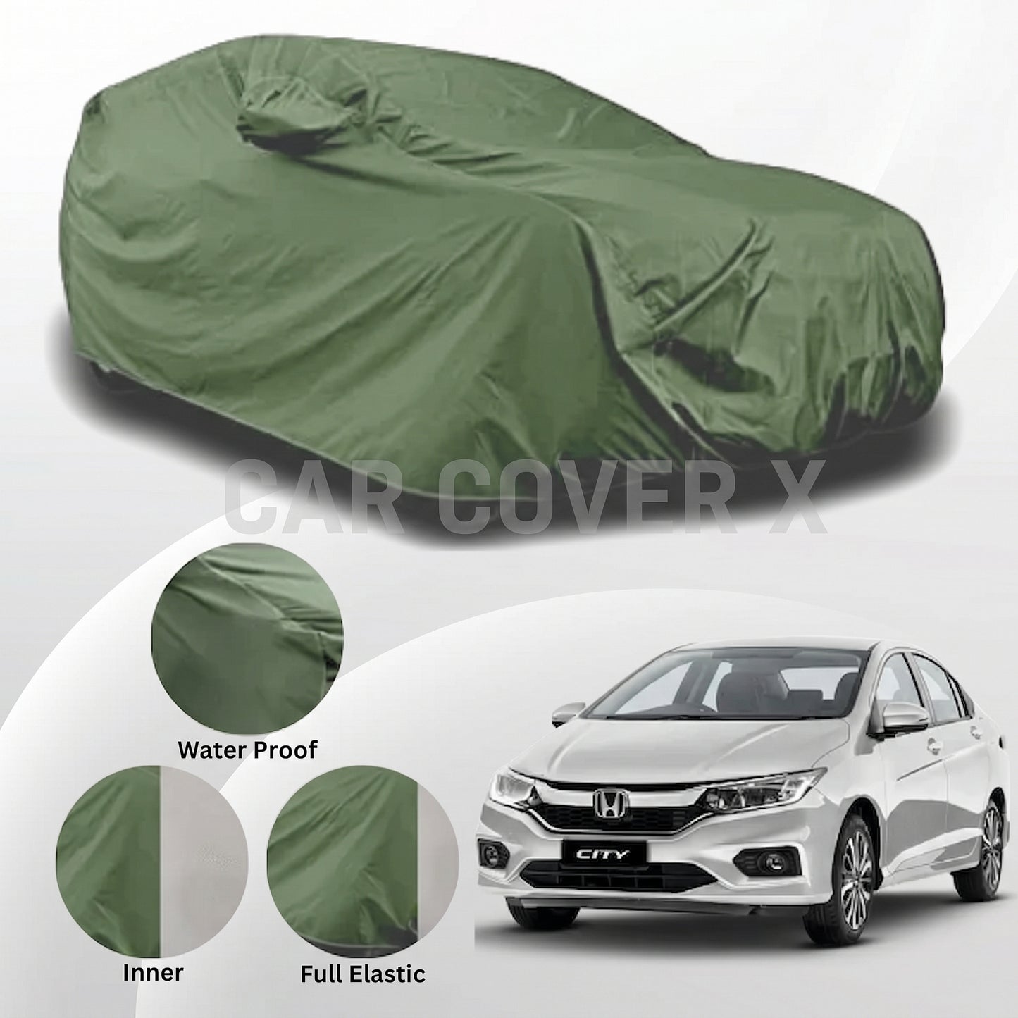 Honda City Anti Scratch Water Resistant Neoprene Top Cover | Model 2021 - 2022