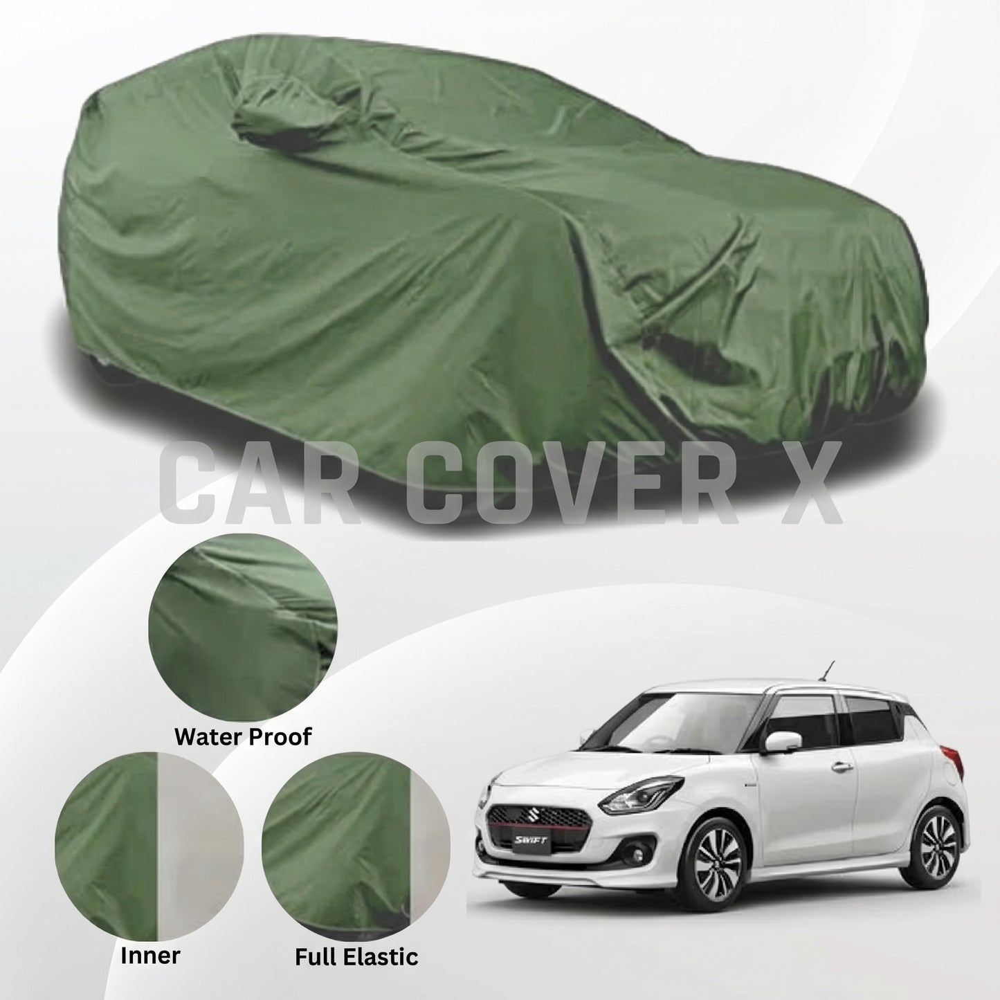 Suzuki New Swift Anti Scratch Water Resistant Neoprene Top Cover