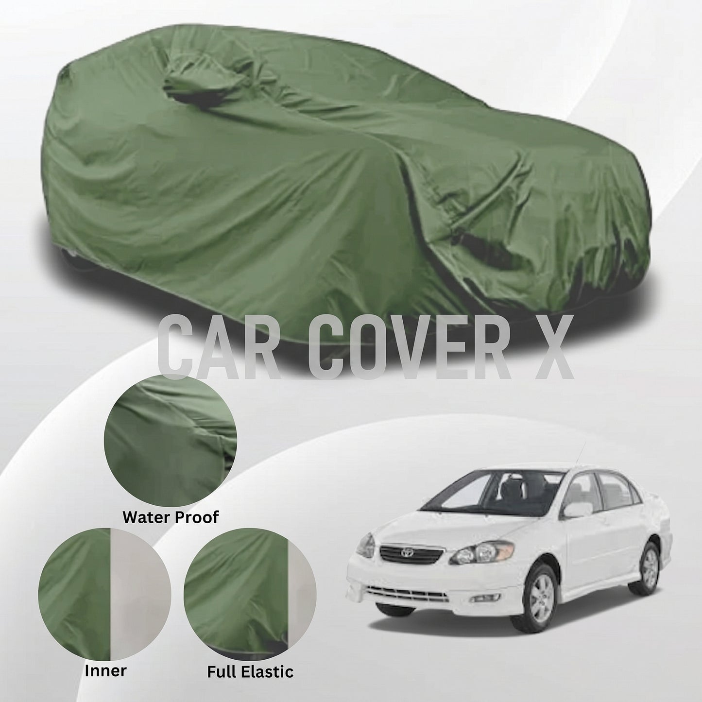 Toyota Corolla Anti Scratch Water Resistant Neoprene Top Cover | Model 2003 - 2008