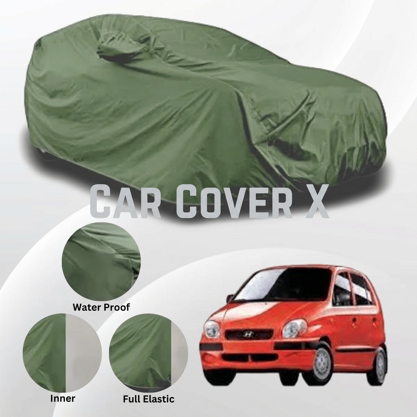 Hyundai Santro Anti Scratch Water Resistant Neoprene Top Cover