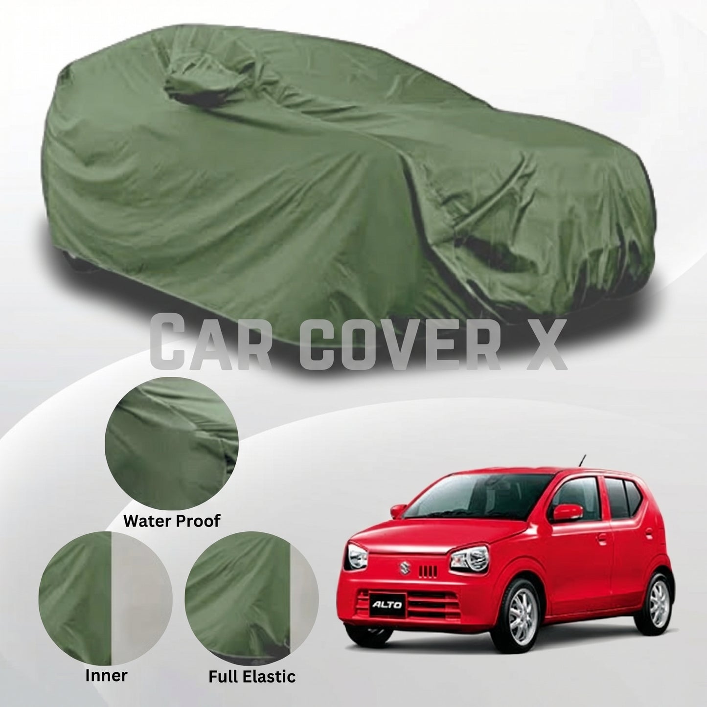 Suzuki New Alto Anti Scratch Water Resistant Neoprene Top Cover