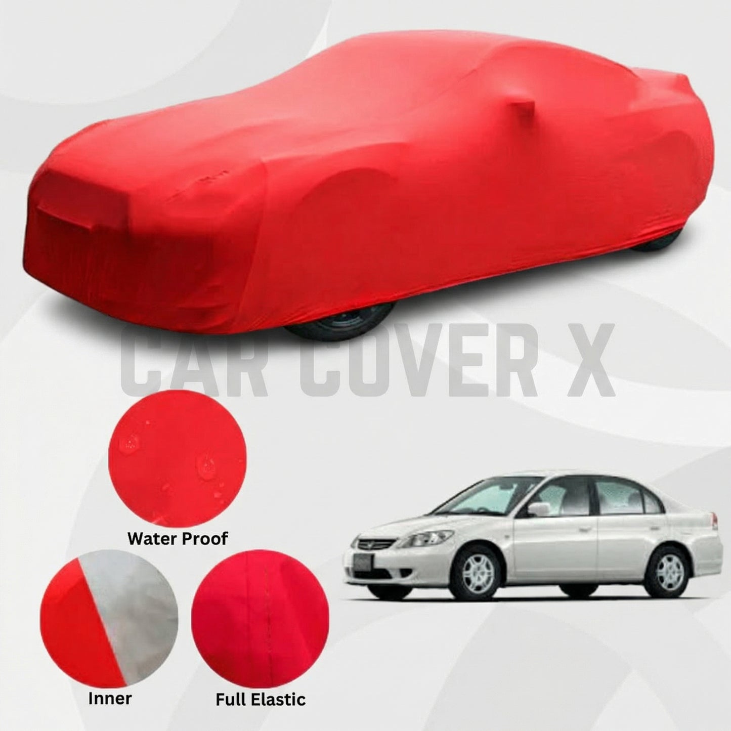 Honda Civic Anti Scratch Water Resistant Neoprene Top Cover | Model 2002 - 2006