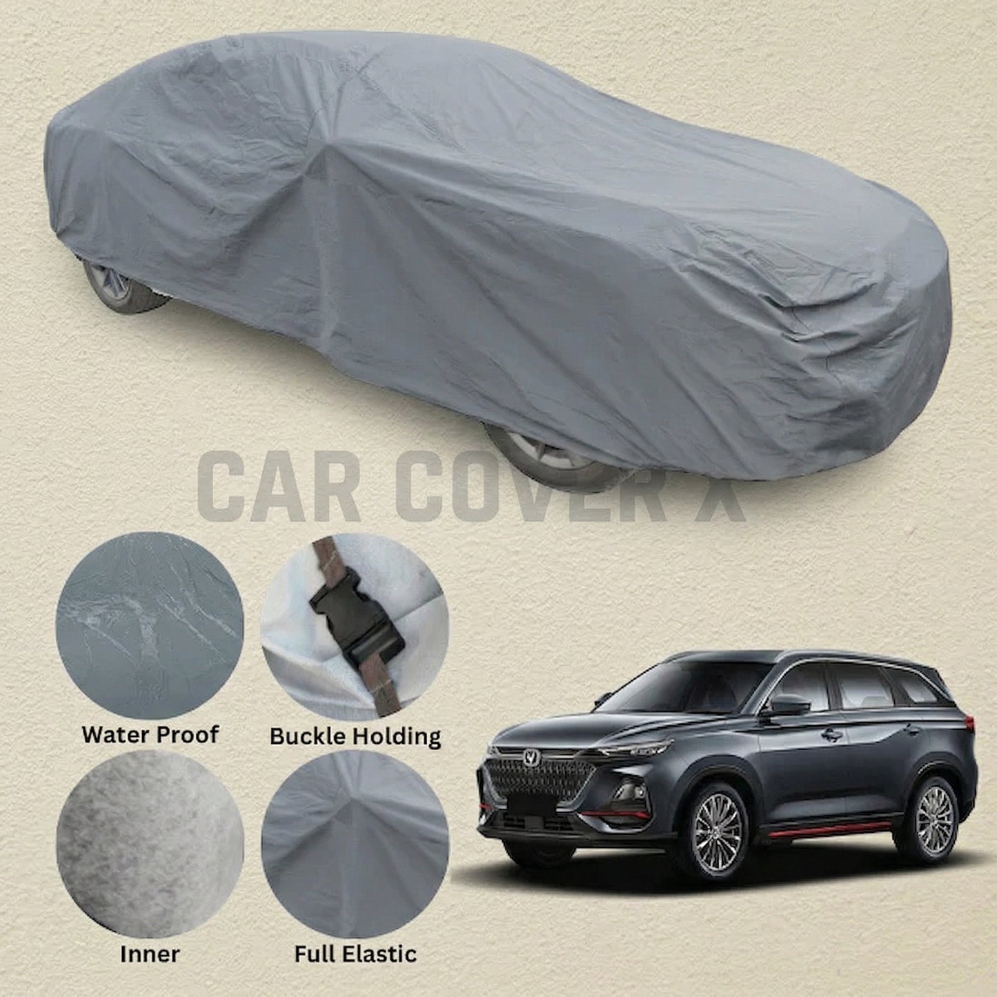 Changan Oshan X7 Anti Scratch Water Resistant PVC Cotton Top Cover