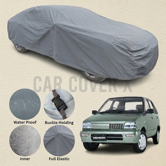 Suzuki Mehran Anti Scratch Water Resistant PVC Cotton Top Cover