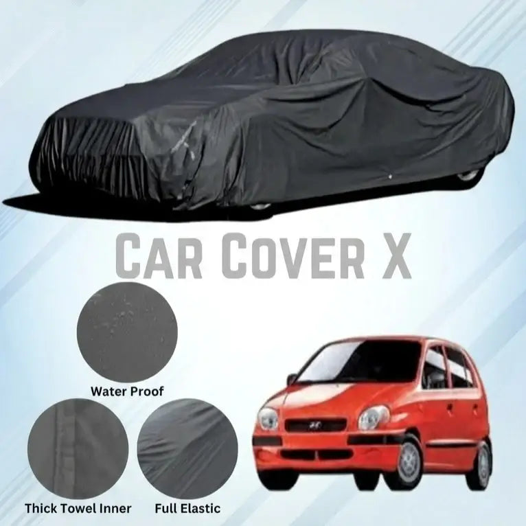 Hyundai Santro Microfiber Anti-Scratch & Anti-Swirls Water-Resistant Top Cover