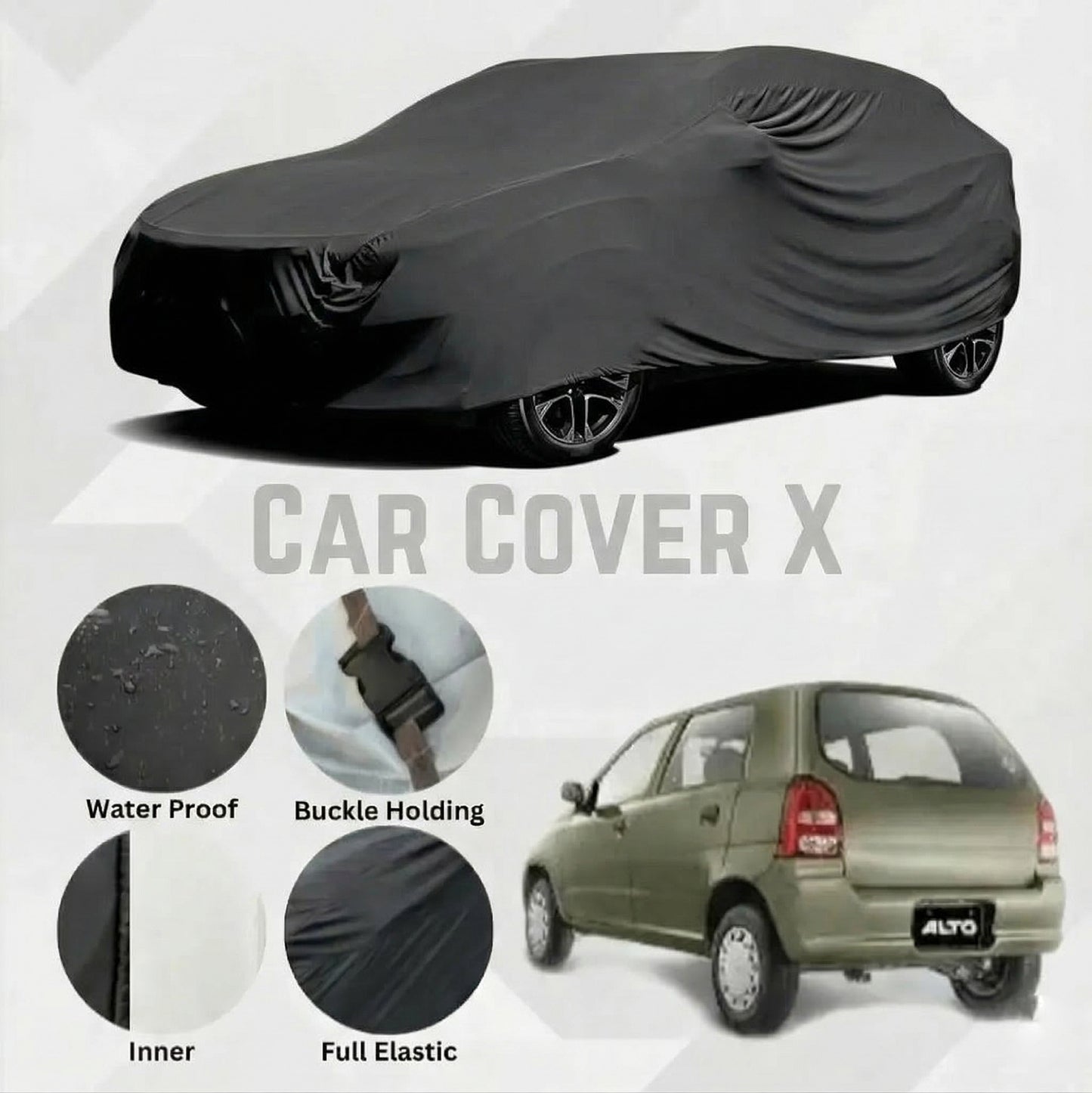 Suzuki Old Alto Anti-Scratch Water-Resistant Neoprene Top Cover