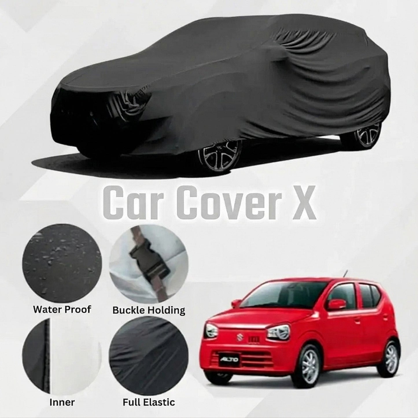 Suzuki New Alto Anti-Scratch Water-Resistant Neoprene Top Cover