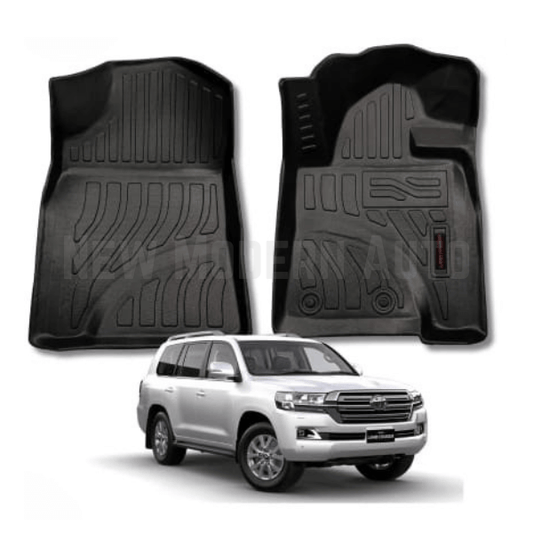 Toyota Land Cruiser TPE Floor Mats Black 4-Pcs